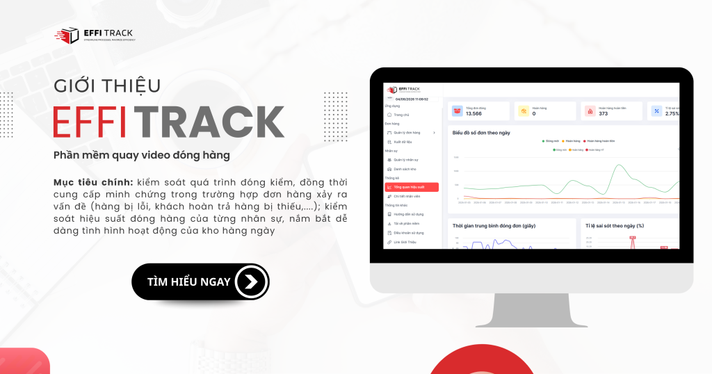 Phần mềm quay video đóng hàng Effitrack